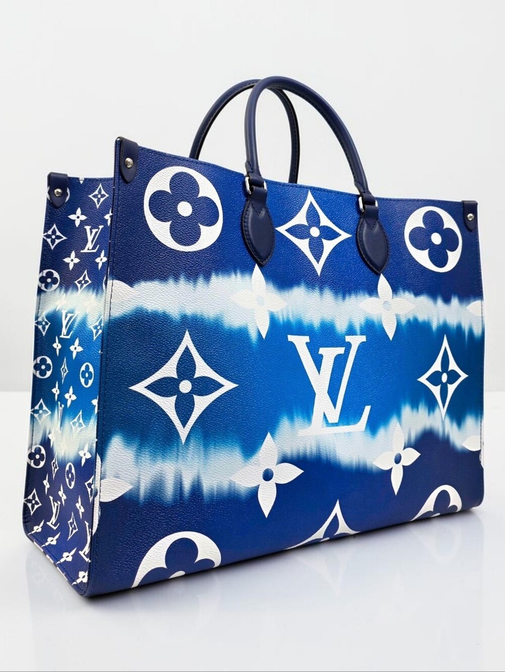 Louis Vuitton Onthego GM Escale Bleu Limited Edition Tote Shoulder Bag